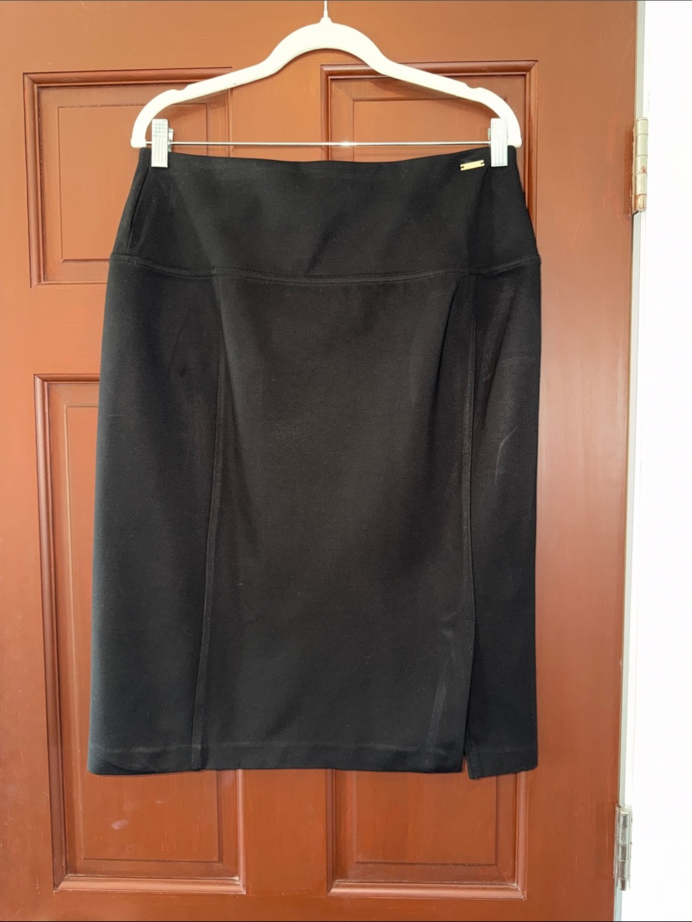 Ivanka Trump Black Pencil Skirt with Side Slit